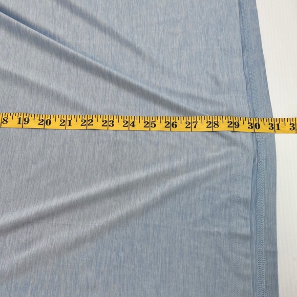 Johnnie O Featherweight Performance Polo Shirt Mens L Light Blue Short Sleeve - Picture 6 of 6